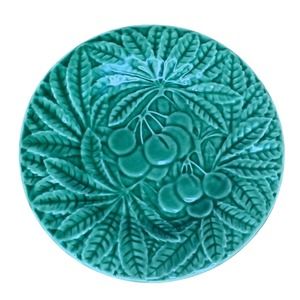 Bordallo Pinheiro 7.5” Salad Green Plate Made in Portugal